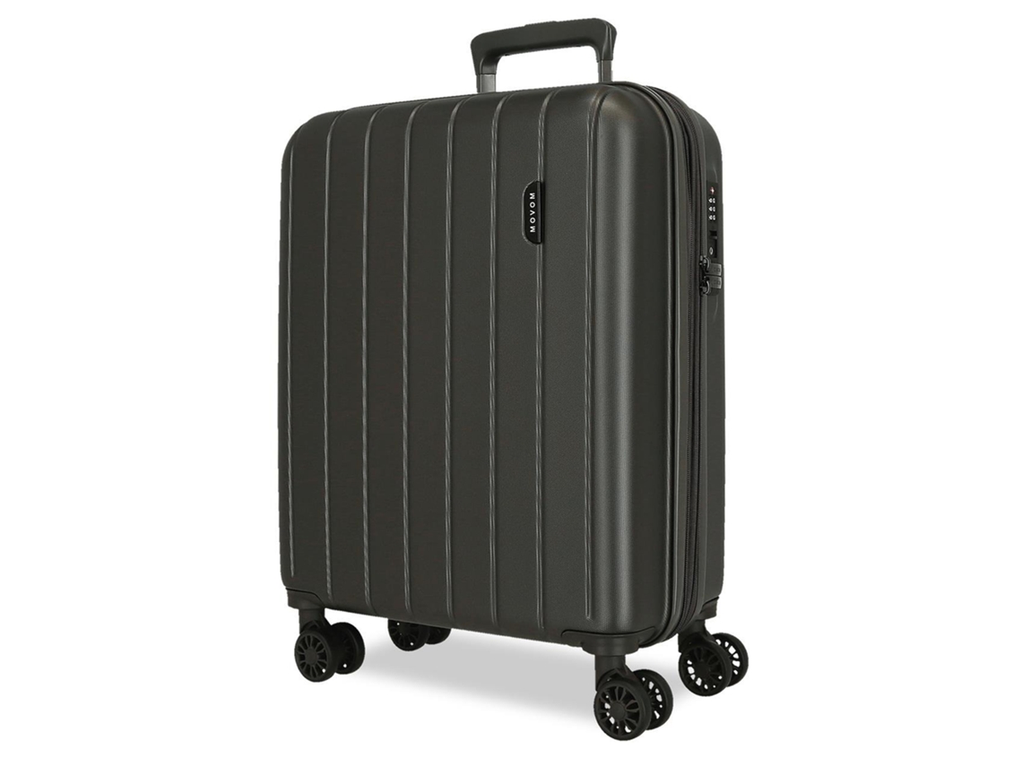 Maleta de Viaje MOVOM Wood Gris (55 x 38.5 x 20 cm - 37 L)