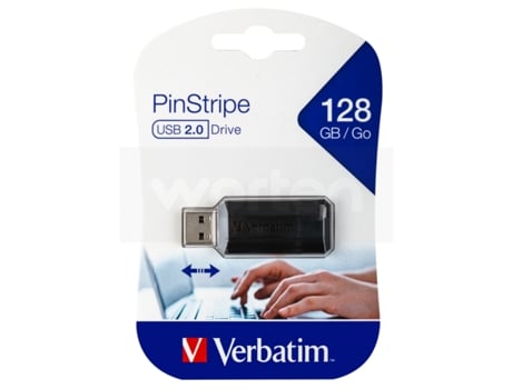 Memoria USB 128 GB VERBATIM PinStripe