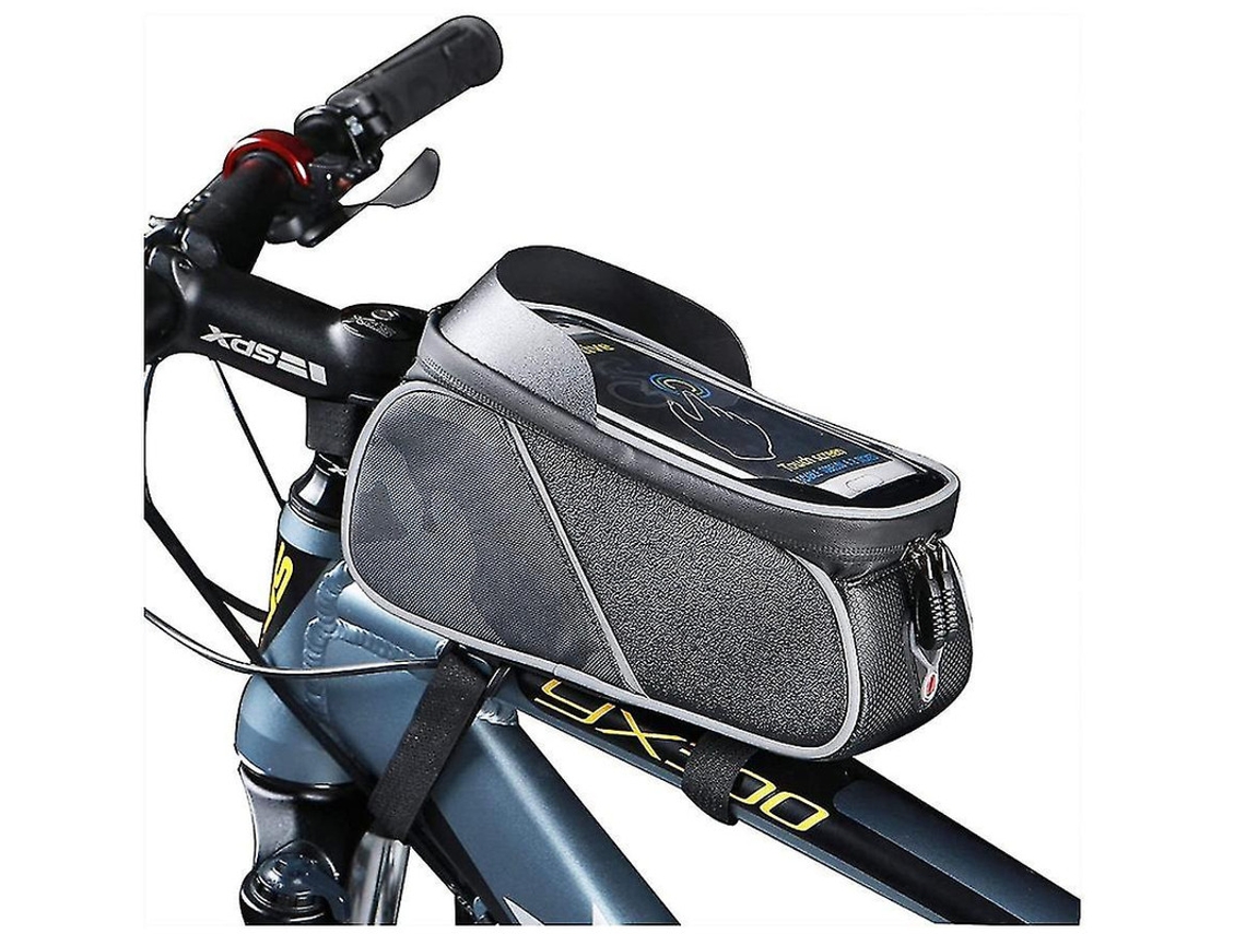 Bolsa triangular para bicicleta de montaña, color negro, IPX8, Yizhood