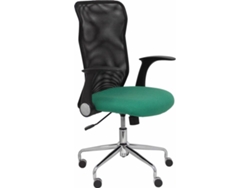 Silla de Escritorio Operativa PIQUERAS Y CRESPO Minaya Verde Marino y Negro (Malla y Tejido)