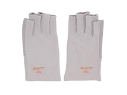 Guantes de manicura con protección UV, sin dedos, de algodón, para lámpara de uñas de gel, transpirables y elásticos GOKOCO