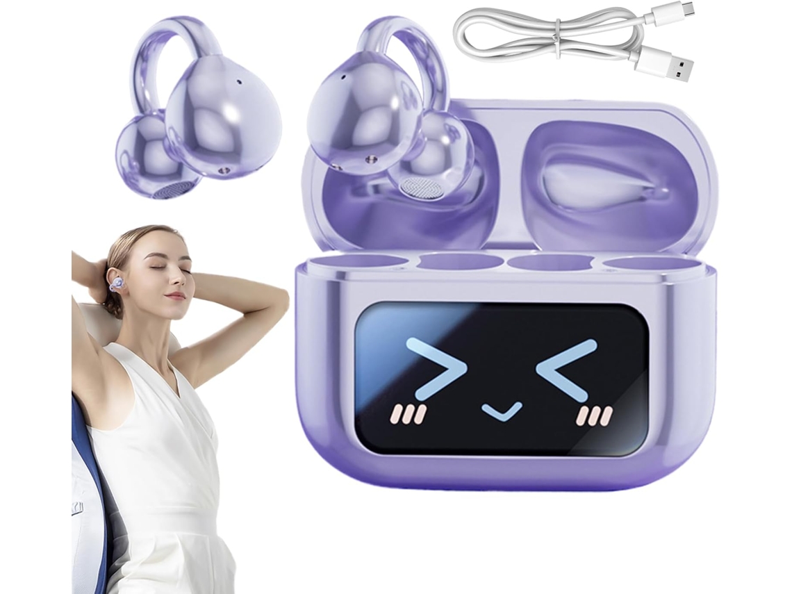 Auriculares Con Cable Y Clip, Con Almohadillas Impermeables Para Los Oídos, Ideales Para Practicar Deporte.