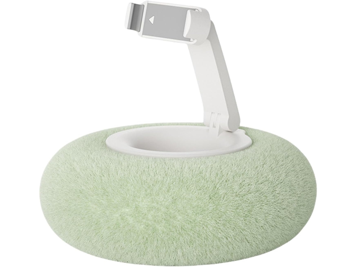 Soporte para tablet con forma de cojín - Soporte para teléfono móvil de tela de rizo suave - Ideal para la cama - Cuenco extraíble SFUSHOS