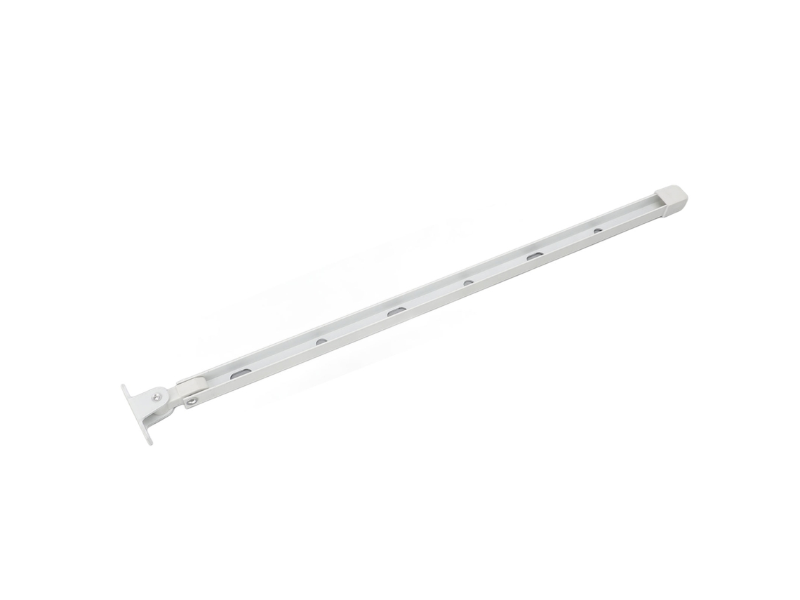Abridor de techo de invernadero de aluminio resistente, manual, blanco, 15,35 pulgadas, con tornillos