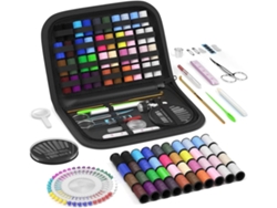 Kit de costura de 128 piezas para adultos, niños, principiantes, hogar, viajes, emergencias, parches, costura.