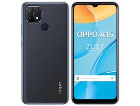 Carcasa Oppo A15 TUMUNDOSMARTPHONE Silicona Transparente