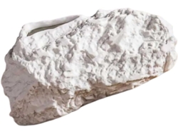 Jarrón Decorativo De Cerámica Blanca Con Un Diseño Creativo, Elegante Y Artístico, Para Arreglos Florales Secos.