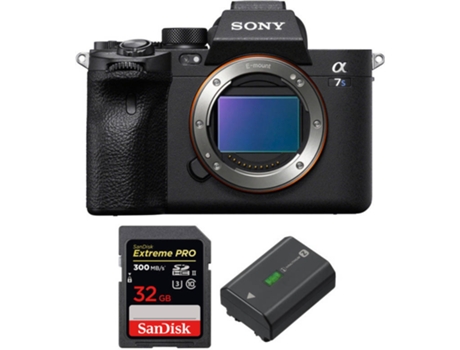 Kit Cámara Mirrorless y Accesorios SONY Alpha a7S III (12.1 MP - Sensor: Exmor R - ISO: 80 a 102400)