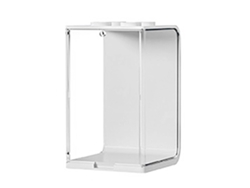 Vitrina para muñecas en ABS transparente, apilable y transparente, para guardar juguetes en miniatura y objetos de colección.