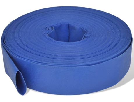 vidaXL Manguera plana de agua 50 m 2" PVC