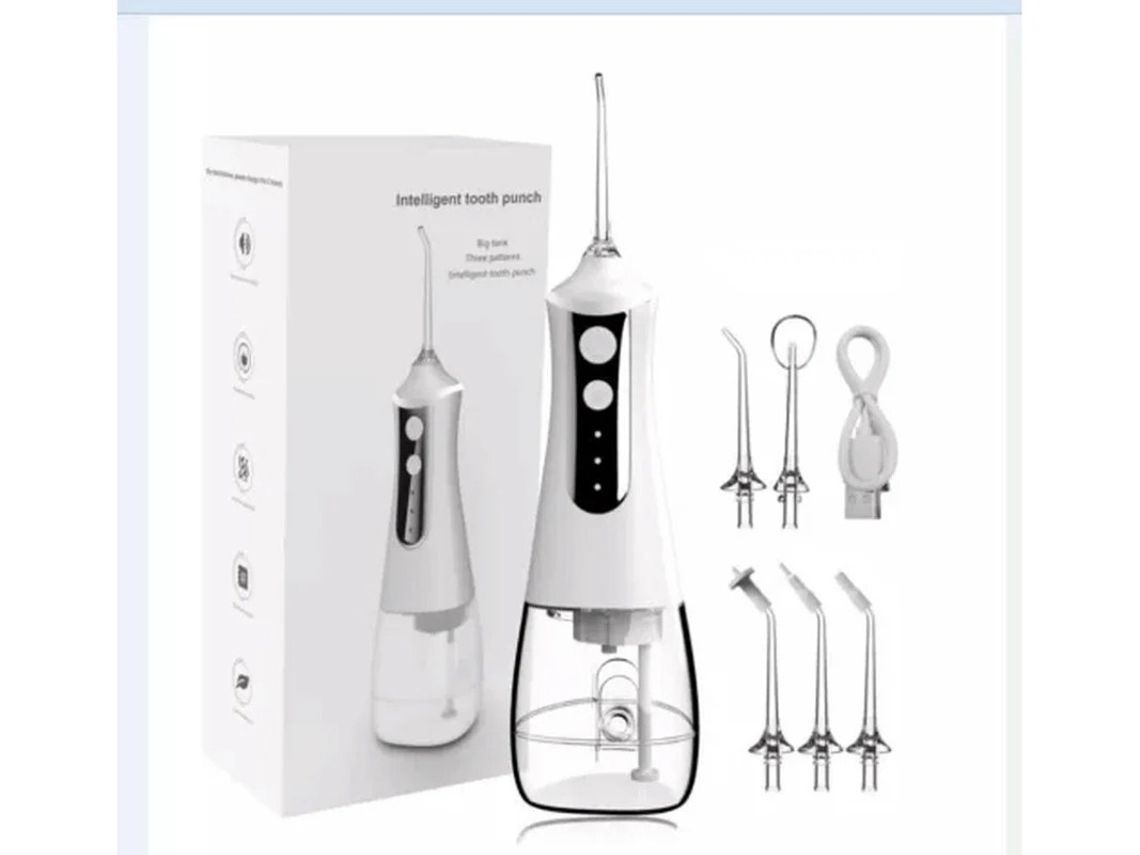 Irrigador bucal Yizhood de 300 ml, color blanco