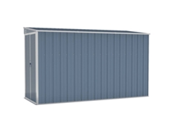 Caseta de jardín VIDAXL Gris Acero (118x288x178 cm)