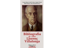 Libro Bibliograf.De I Sobre Llorenç Villalonga de Carme Bosch -I Altres