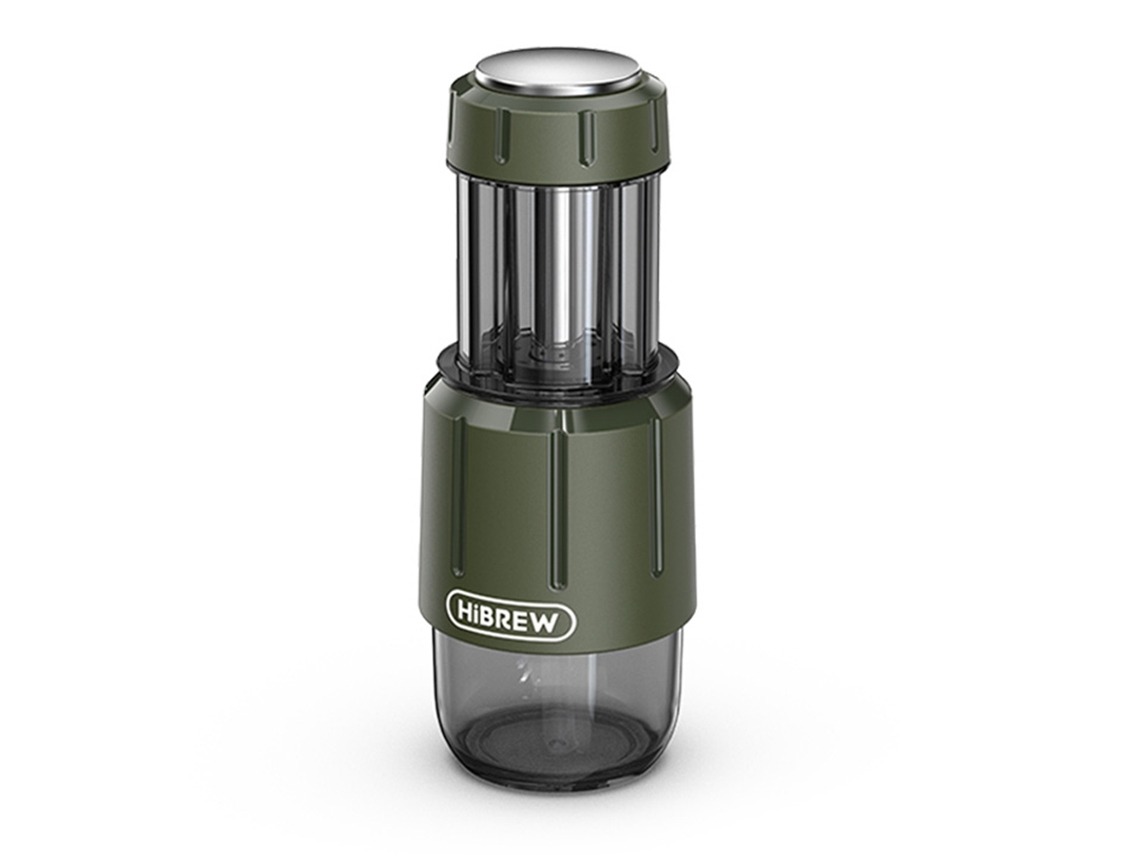 Cafetera expreso portátil 2 en 1 H4d, prensa manual para cápsulas y café molido, caliente/frío, para viajes y uso doméstico. Hibrew