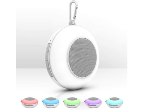 Altavoz portátil Bluetooth Ipx5 altavoz inalámbrico impermeable con iluminación Led soporte de graves estéreo mejorado TF/Aux para BISBISOUS
