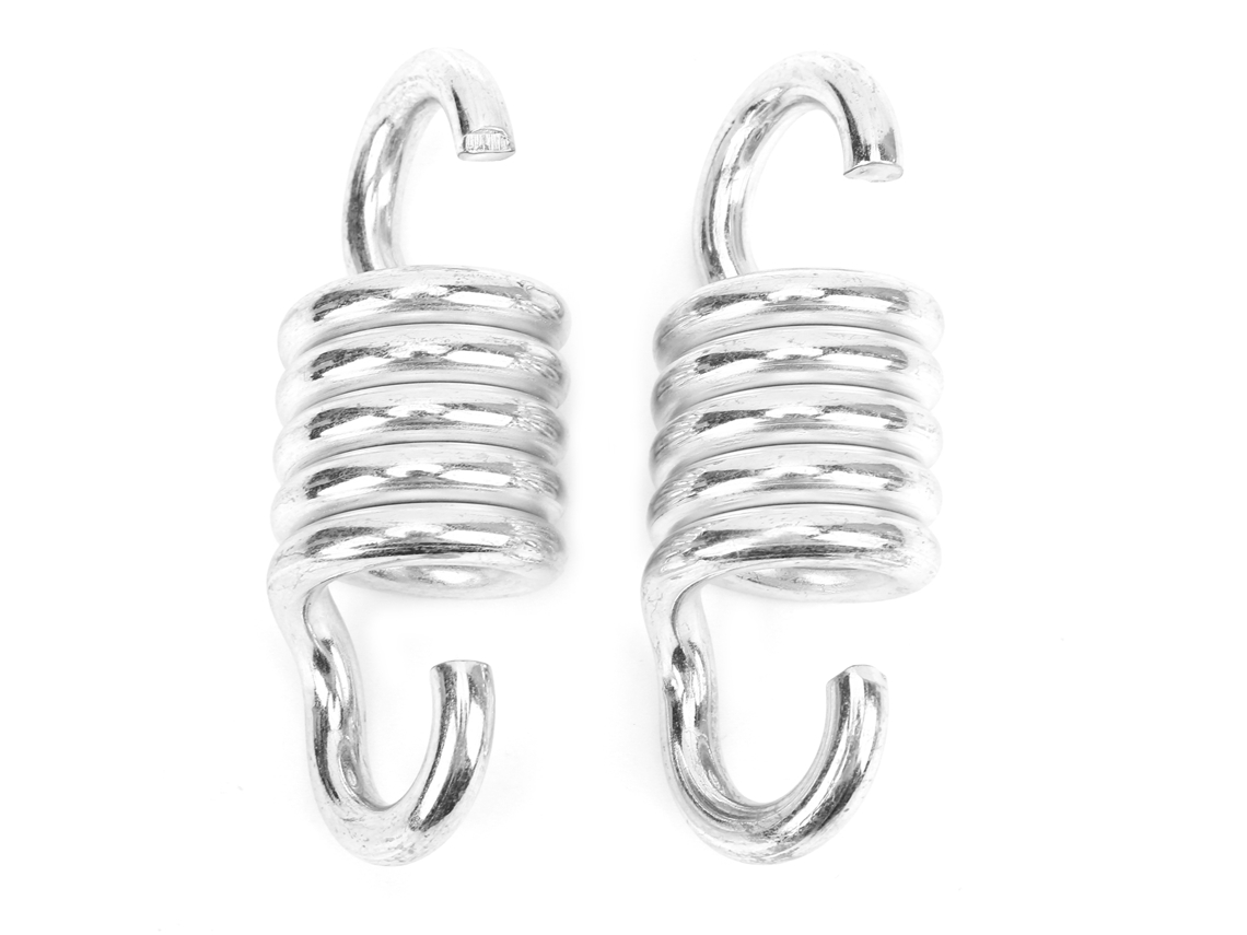 Juego De Muelles Para Columpio De Porche De 2 Piezas, Acero Galvanizado De 8 Mm Con Ganchos Giratorios, Duos 500 Kg