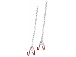 Hanging brackets with hooks red / silver 2 pieces SIMSON
