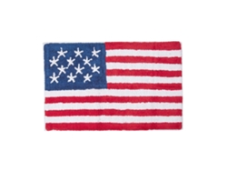 Homescapes Usa Flag Cotton Bath Mat