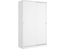 Armario 2 Puertas Corredera Plus 120 DKIT Slide (Blanco Brillo - 204x120x50 cm)
