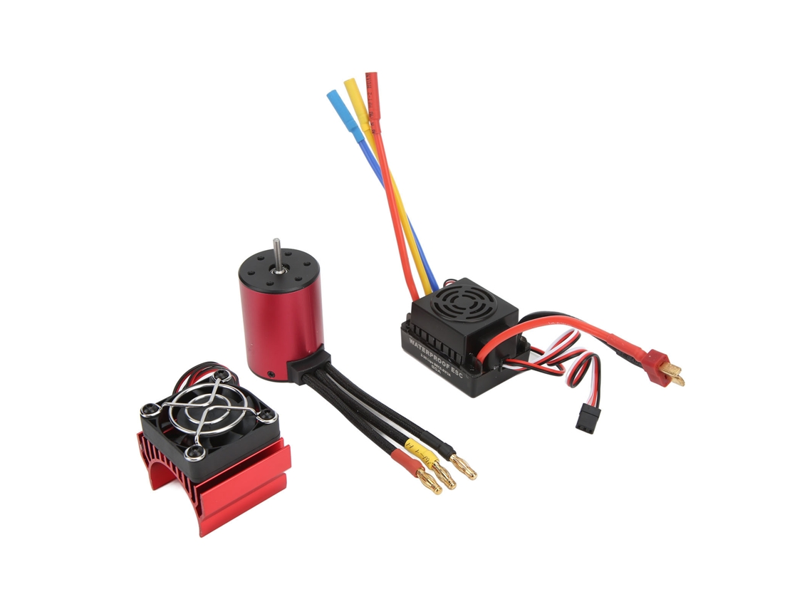 Motor sin escobillas S3650 3100kv ESC 60a para coche RC 1/10