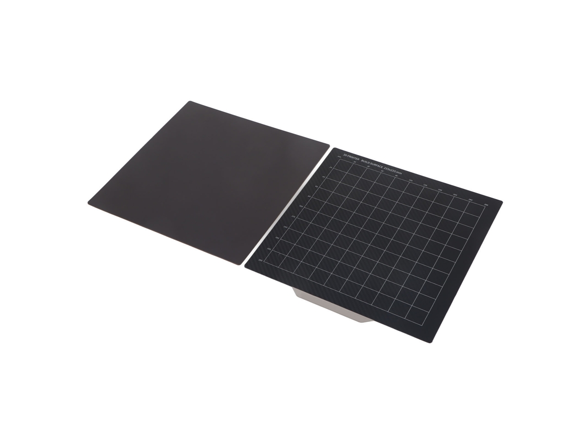 Placa De Acero Flexible De Doble Cara Con Revestimiento Pei Para Base De Impresión De Impresora 3d, 235x235 Mm