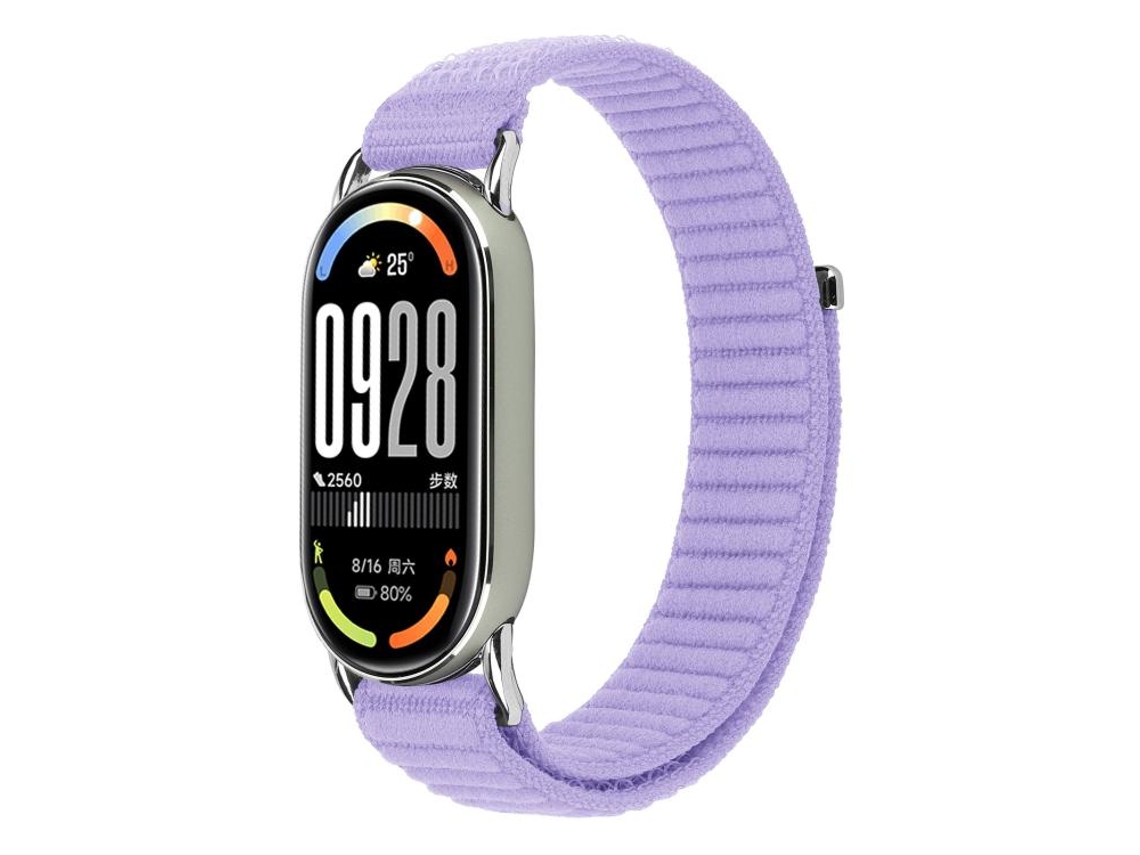 Correa para Xiaomi Smart Band 10/9/8 - Nylon trenzado - Cierre de velcro
