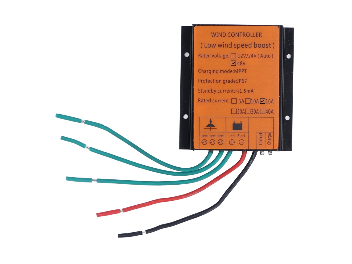 Controlador De Carga Para Turbina Eólica Mppt De 48 V Y 600 W Con Protección E Indicador De Estado, Clasificación Ip67.