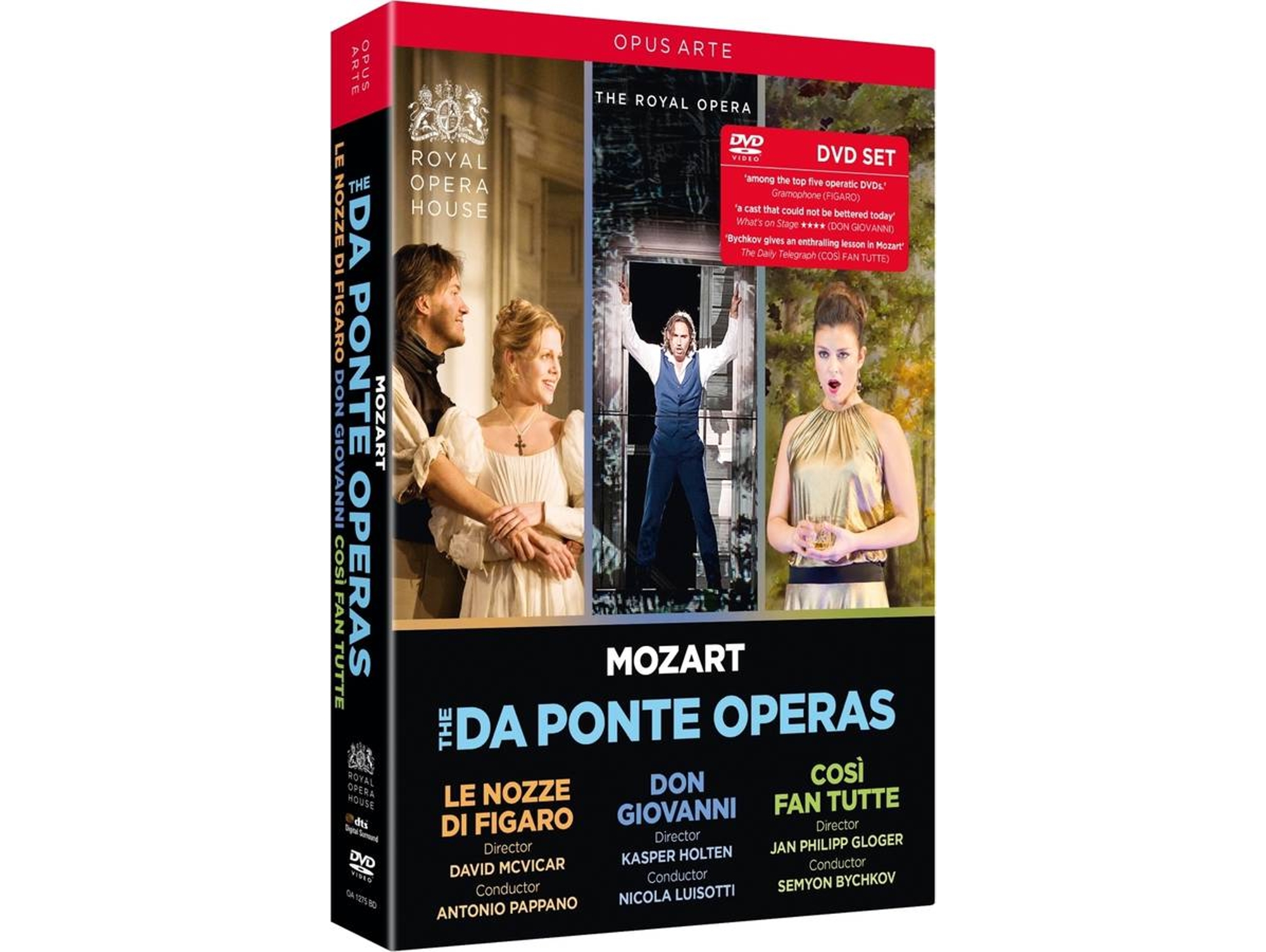 DVD-Video Album Schrott/Persson/Behle/Pappano/Bychkov/Holten - Mozart: Da Ponte Opern (5 CDs)
