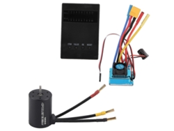 Kit de motor sin escobillas 3650 3100KV con ESC XT60 de 120A y placa para coche RC Vayotoy 1/10 1/8