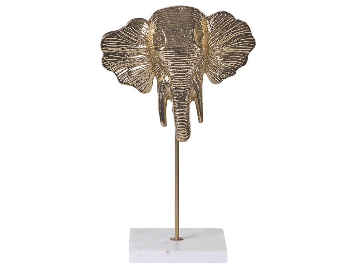 Figura de metal dorado 33 cm KASO
