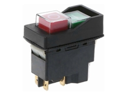Interruptor pulsador magnético KLD - 28 A, IP55, 220 V, protegido contra sobretensión y resistente al agua.
