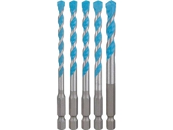 Conjunto de Brocas BOSCH Expert Hex-9 Multiconstruction - 5,5-6-6-7-8 mm - 5 Un para Conjunto de Taladros de Impacto