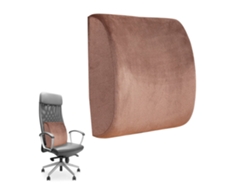 Almohada De Apoyo Lumbar, Almohada Ergonómica Para Respaldo De Silla De Oficina, Alivia Eficazmente El Dolor, Marrón Gertiz