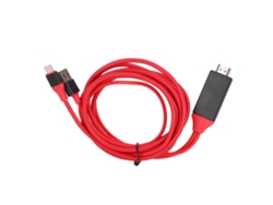Cable Adaptador Convertidor Usb-c A Hdmi 4k 30hz Para Portátil, Teléfono Y Pantalla (2 M)