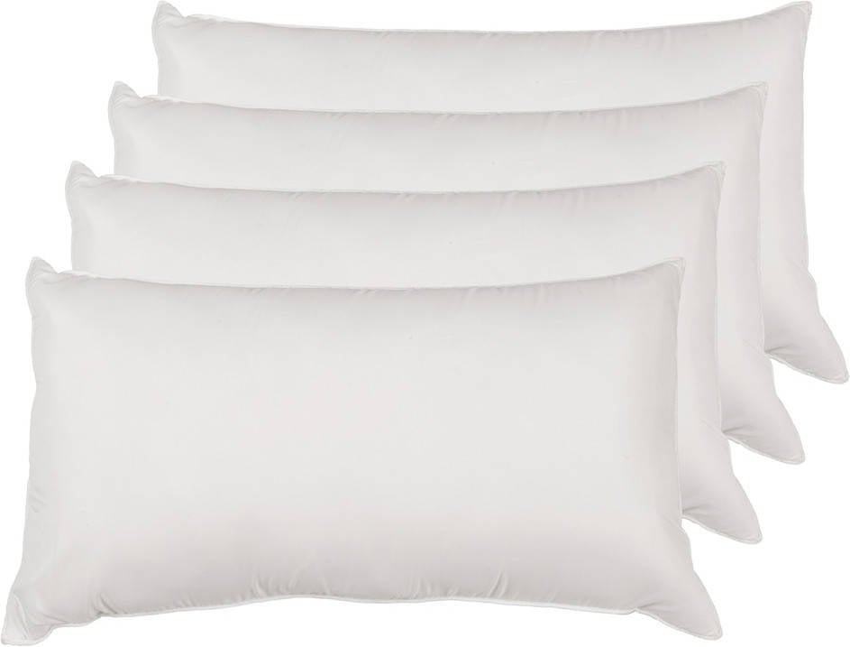Conjunto De 4 almohadas mesefor fibras siliconadas calidad hotel 5 santino 70