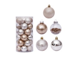 Adornos Navideños Decorativos, 30 Unidades Por Paquete, Irrompibles, Ergonómicos, Para Uso Diario.