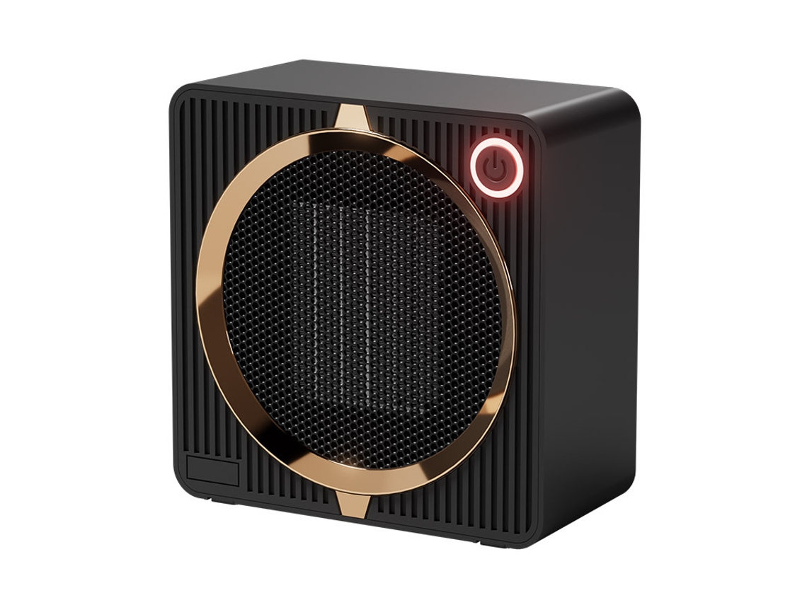 Calentador portátil, calentador de mesa de cerámica (negro) Cuich