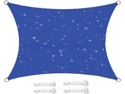 Vela De Sombra Rectangular Resistente Impermeable Uv, Transpirable,