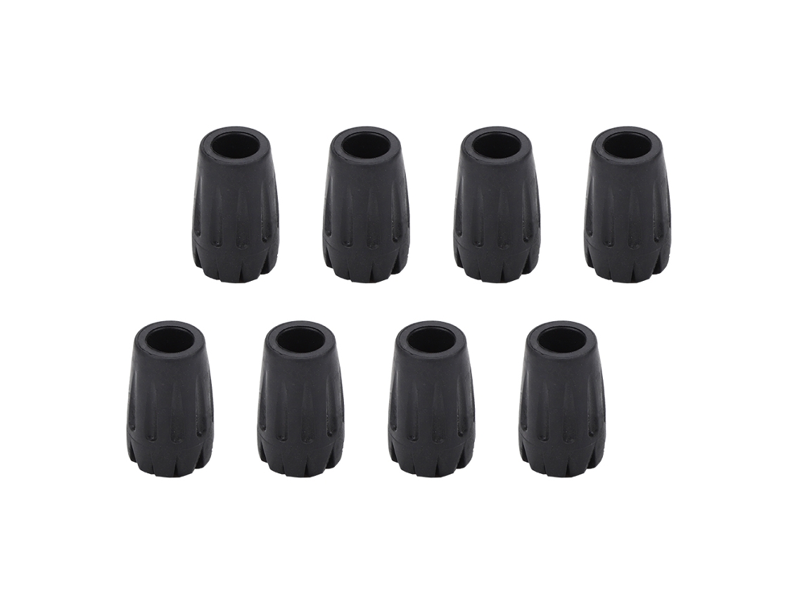 Mali 8pcs Pontas de Reposição para Cana de Passeio Bastão de Trekking Protector Anti derrapante em Borracha Universal