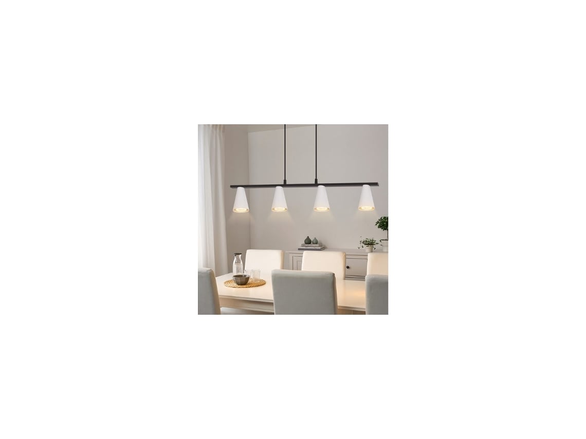 Zmh Lámpara Colgante Moderna Para Comedor, 4 Llamas, Gu10, Para Salón, Pasillo