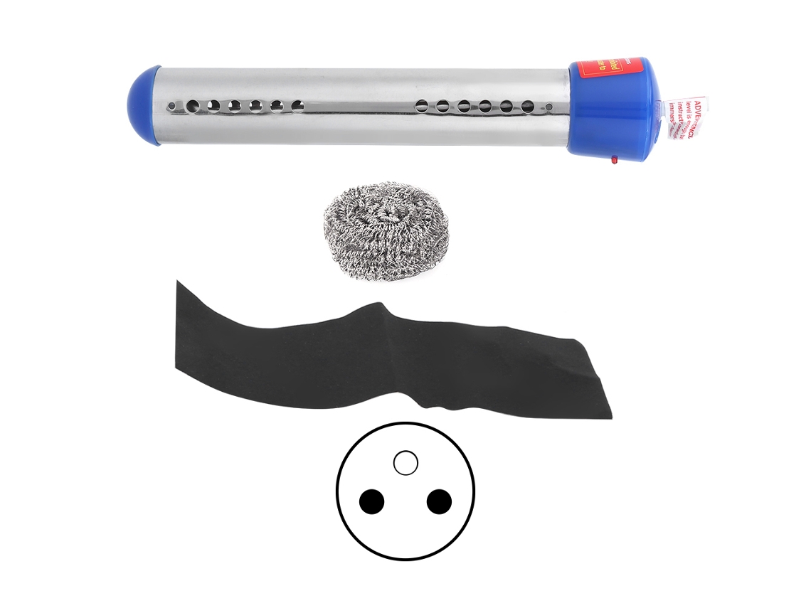 Calentador De Agua Eléctrico Sumergible Portátil De 1500 W Y 1,5 M Para El Hogar/oficina - Azul