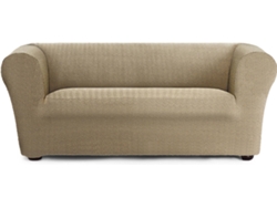 Funda de Sofá 2 Plazas EYSA Chester/Klippan Premium Jaz Tejido Multielástico (180 x 110 x 100 cm - Poliéster y Algodón - Beige)