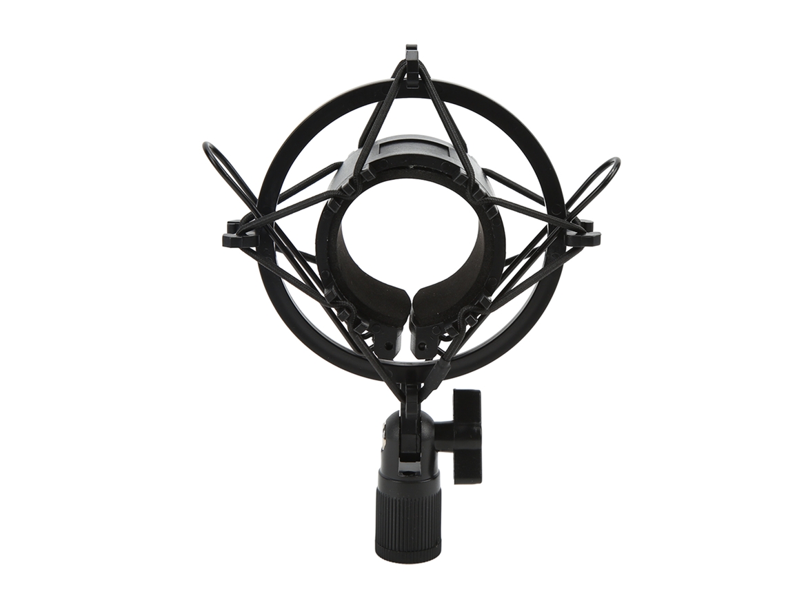 Soporte de micrófono antichoque, pinza para micrófono, soporte para micrófono, soporte antivibración para micrófono.