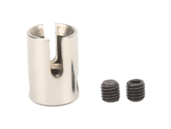 Ymsl Pieza De Mejora De Coche Rc Taza De Eje De Entrada De Acero Para Arrma 1/7 1/8 Serie Color Plata Hxl