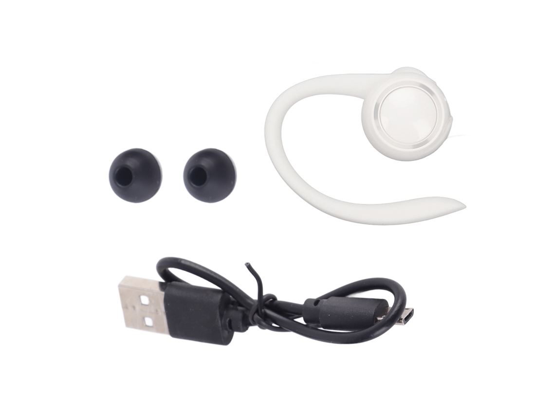 Auriculares Inalámbricos Bluetooth T10, Con Botón De Presión, Resistentes Al Agua, Con Cancelación De Ruido, Para Deportes Y Negocios, Color Blanco.