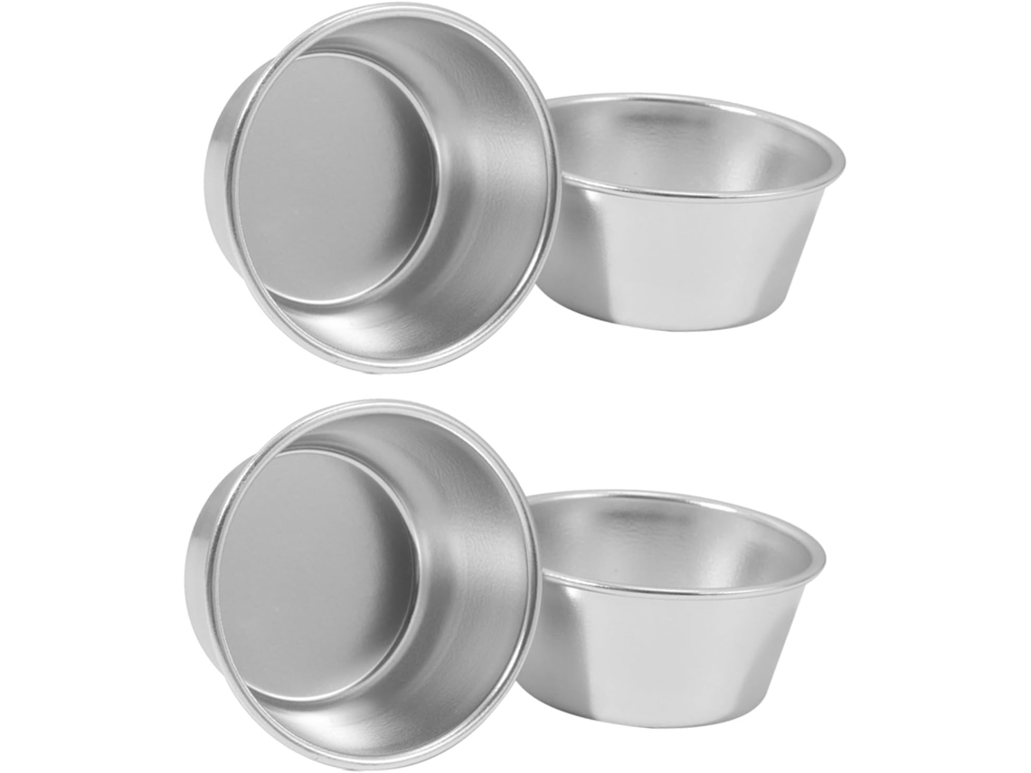 Piezas, Té, 4 Moldes Antiadherentes Para Muffins, Pudines Y Postres Caseros, Molde Para Postres Pequeños
