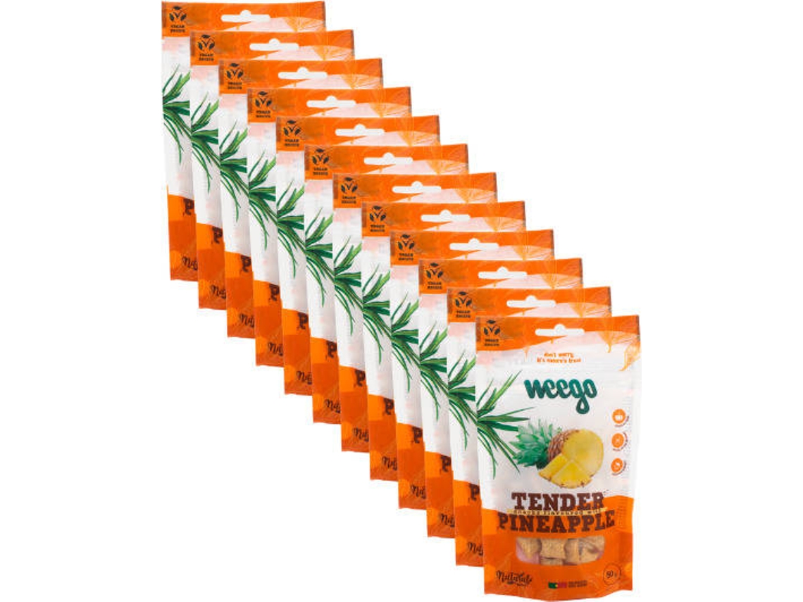 Pack de Snacks para Perro WEEGO Tender Piña 12x50 g