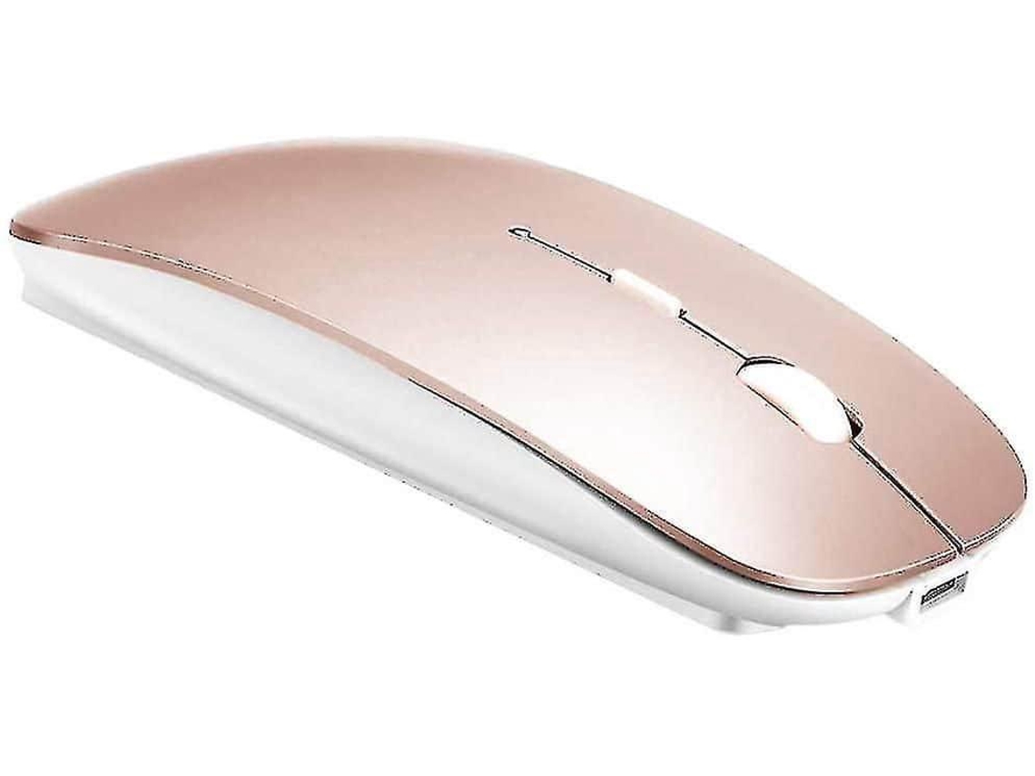Mouse Sem Fio Bluetooth Para Macbook Pro/macbook Air/ipad/laptop/imac/pc Ouro Rosa 