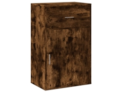 Maison Exclusive - Armario Almacenaje Madera Ingeniería Roble Ahumado 56,5x39x90cm