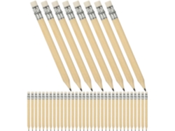 Juego De 150 Lápices Hb Para Cancha De Golf, Madera Natural, Con Goma De Borrar, Lápices De Bolsillo Preafilados.